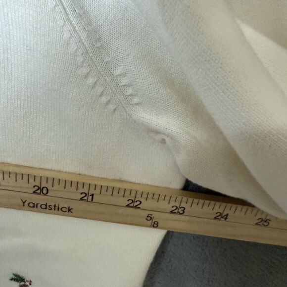 NWT Quacker Factory Plus Top XL Cardinal Sleeves Built In Tank Embroidered READ - Picture 8 of 11